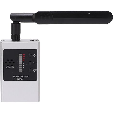 Kit d'outils de détection de caméra sans fil G338, détecteur de signaux RF, de champs magnétiques et de GPS, avec batterie argentée. (1/5)