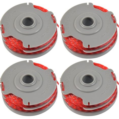 4 x Trimmer Strimmer Spool & Line Double Autofeed Compatible With Flymo FLY021 (1/3)