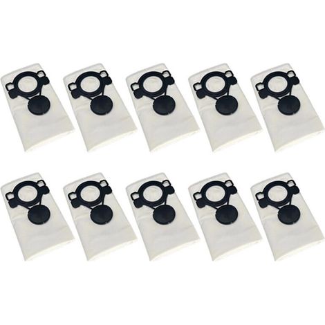 10 sacchi polvere per Nilfisk 107419593 ATTIX 33/ATTIX 44 accessori robot aspirapolvere sacchi polvere ricambio (1/5)