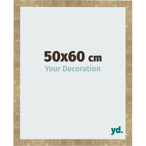 yd. - Cadre photo 50x60 - Or Antique - MDF - Bologna (1/5)