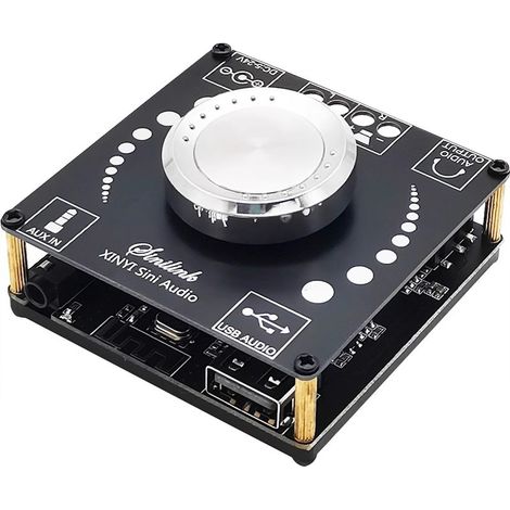 Haut-parleur haute puissance 2 x 100 W, carte d'amplification numérique Bluetooth 5.0, module d'amplification sonore stéréo double canal 2.0 (1/4)