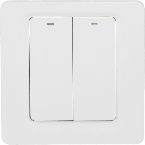 Intelligenter Drucktaster für Sprach- und App-Steuerung, WLAN-BLE-fähig, kabellos, 100–240 V Wechselstrom (1/5)