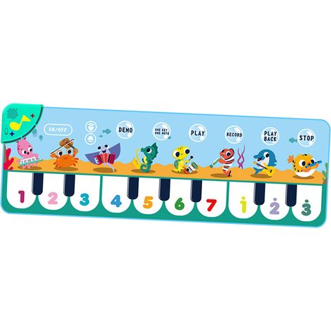 Tapis Musical Bébé Antidérapant Piano Clavier Multifonctionnel Jouet Éducatif Type B (1/5)