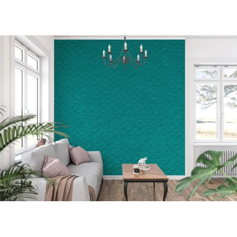 Papier Peint Art & Déco - Émeraude Texturée - 150 x 250 cm (1/2)