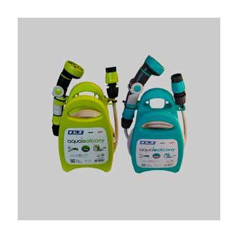 Tubo da giardino in kit 'aquabalcony' g.f. 10 mt - col. blu G.F.