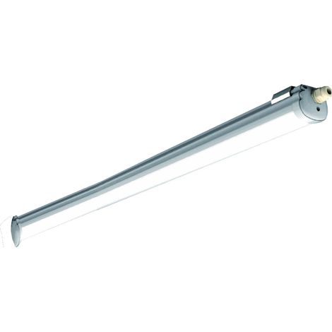 V-Tac – Plafonnier LED étanche IP65 5120 lumens – 32W blanc neutre – Longueur 150cm pour ateliers et espaces humides (1/5)