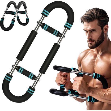Twister Armtrainer, U-förmiger Twister Armtrainer, Brusttrainer für Männer Oberschenkel-Master-Trainer Körperstärke Fitnessgerät Adjustable Chest Exerciser for Men (1/5)