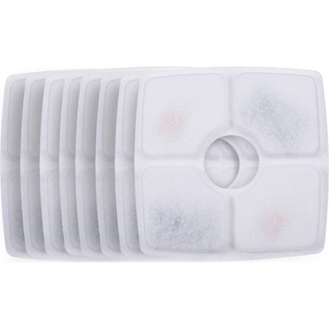 Filtre Fontaine Eau Chat,Compatibles,4PCS Filtre Fontaine Remplacement pour Chat,Chat Filtres pour Fontaine à Eau pour Système de Triple Filtration (1/5)