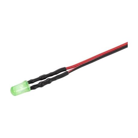 TRU COMPONENTS TC-9323292 Voyant de signalisation LED vert 12 V/DC 900 mcd (1/2)