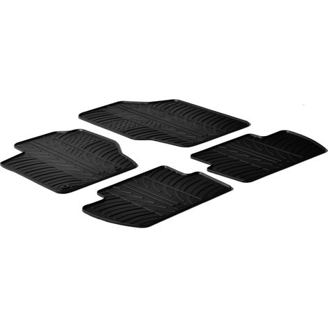 Set tappeti su misura in gomma - compatibile per Citroen C4 3p (01/0510/10) - Citroen C4 5p (01/0510/10)