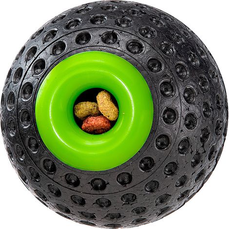 Ferplast CHEWA BOING Dispenser Jouet distributeur de croquettes pour chien Ferplast Chewa Boing, taille grande, fabriqué en matériau extra résistant et non toxique, rebondit et flotte. Aide à l'hygièn (1/5)
