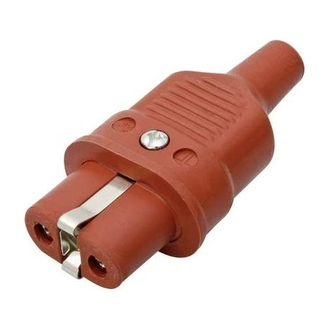 Kalthoff 344001 Connettore di alimentazione 344 Presa dritta Tot poli: 2 + PE 16 A Rosso 1 pz.