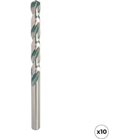 Bohrer workpro hss4341 5 mm 86 mm 10 Stück