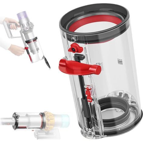 Kompatibel mit Dyson Staubsaugerzubehör: Staubbehälter V6, V7, V8 Staubbehälter V10 Staubbehälter V11, V15