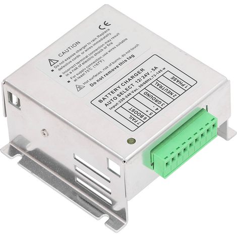 5-A-Batterieladegerät für Dieselgeneratoren, 12/24 V Gleichstromteil, 220–240 V Wechselstrom-Kfz-Spannung (1/5)
