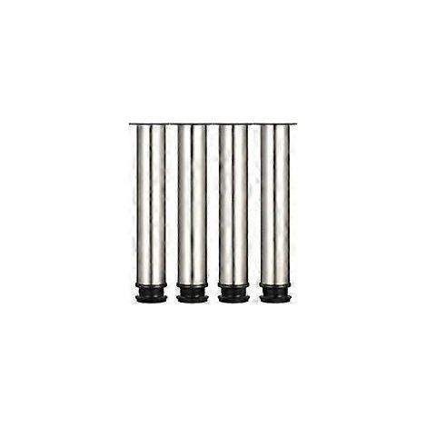 Pieds réglables, hauteur 300 mm, pieds de meuble/table/meubles renforcés, matériau en acier inoxydable brossé, plage de réglage en hauteur 0-15 mm. (1/5)
