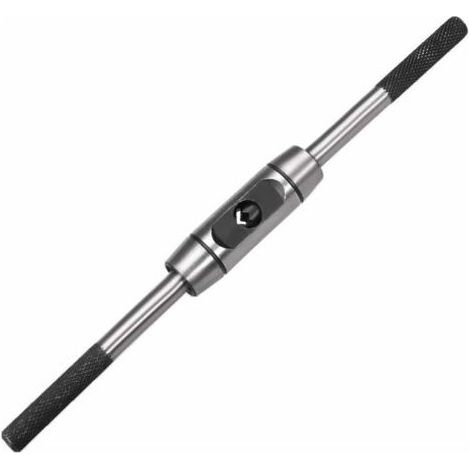Tourne à Gauche Porte Taraud Réglable Robinet Clé Poignée pour Métrique M6-M14 Robinet Fraise Clé à Tarauder Outil Corps Moulage sous Pressio (1/4)
