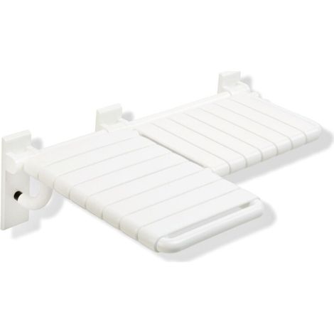 HEWI 801.51US330L 86 Siège de douche rabattable, en L (États-Unis), gauche (1/2)