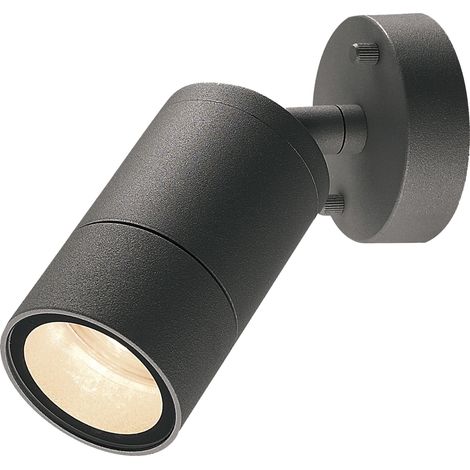 Proyector de superficie LED orientable ABADIA GU10 4,50 W IP54 Antracita (1/4)