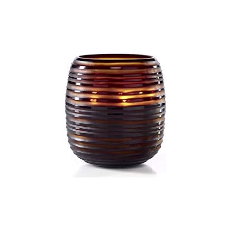 Bougie parfumée en Verre Marron Taille XL