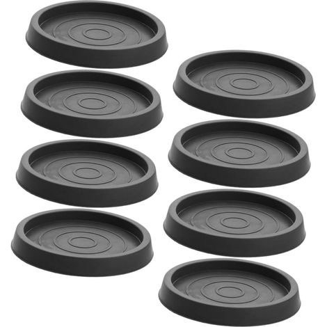 Patins de protection ronds en caoutchouc pour pieds de meubles, 8,9 cm (1/5)