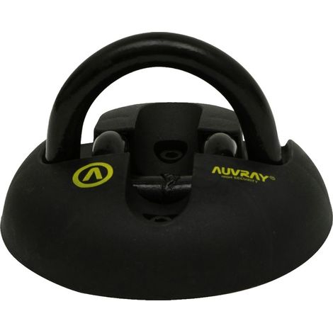 Ancoraggio a pavimento Auvray - 65 mm x 42 mm, diametro grillo 14 mm (1/4)