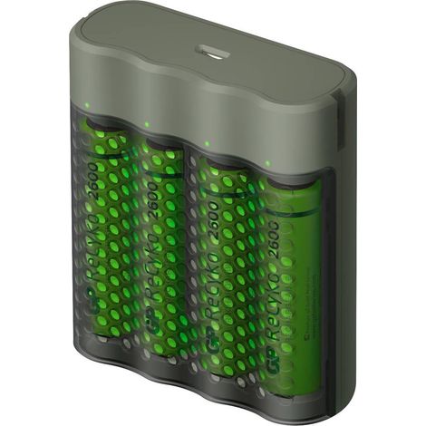 Caricabatteria (4 ore) incl. 4 GPAA 2600mAh (1/5)
