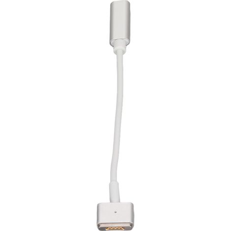Câble de charge rapide PD pour ordinateurs portables OS 1re/2e génération, adaptateur Type C femelle vers Magsafe 1/2 mâle, coque en aluminium, Type C vers Magsafe 2 (1/5)