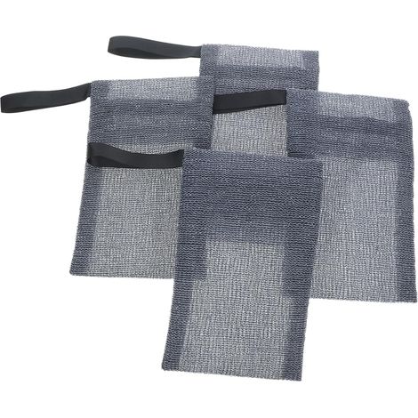 teiliges Set aus Duschseifenbeuteln mit Peeling Effekt Nylon