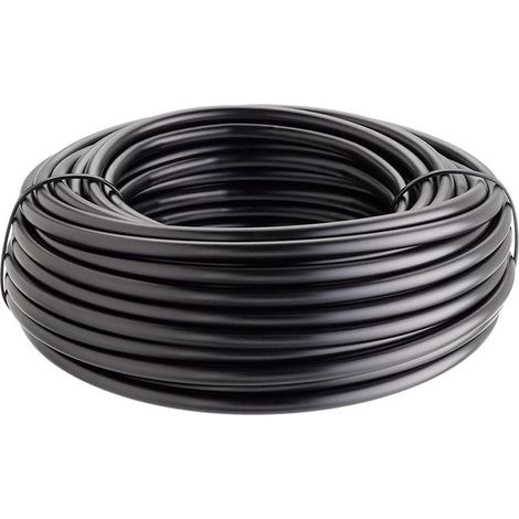 25M Hose capillaire 16x1.2 mm, watering drop to drop PE black flexible (1/5)