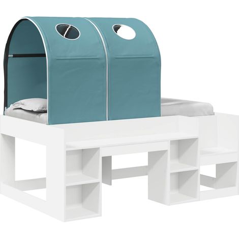 Maison Exclusive - Bett mit Tunnel 4 pcs Weiß und Hellblau Holzwe