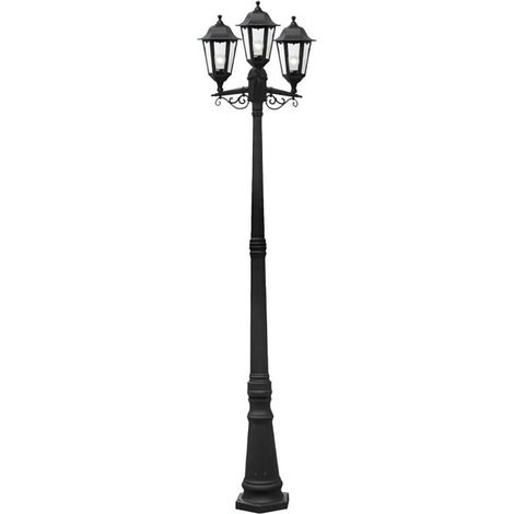 Poliplast Palo 3 Lanterne Nero Loretta