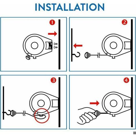 Corde A Linge Rétractable - 12 M - Pour Jardin Et Intérieur - 1 Piece (1/5)
