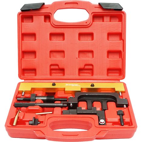 Kit di bloccaggio e fissaggio della cinghia di distribuzione BMW 1.8, 2.0 N46 N42 N46T Breckner Germany (1/4)