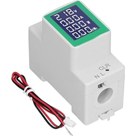 PZEM-008 AC50-300 V/100 A Écran LCD Affichage numérique Multifonctionnel Table Guide Guide Testeur de Tension Ampèremètre Voltmètre avec Rétroéclairage (1/5)