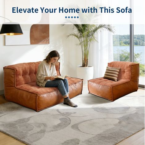 Fauteuil d'appoint sculptural avec tablette intégrée pour salon moderne (1/5)