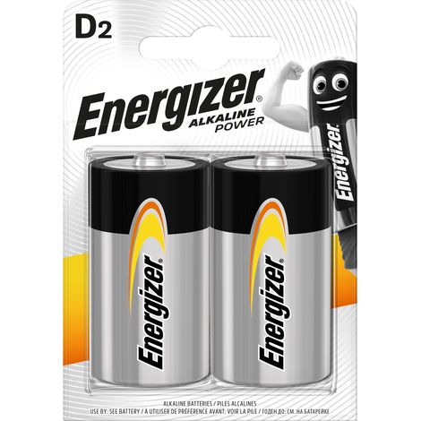 Energizer PILA ALCALINA SERIE ALKALINE POWER TORCIA 1,5V 2 PZ. 6.00 confezioni