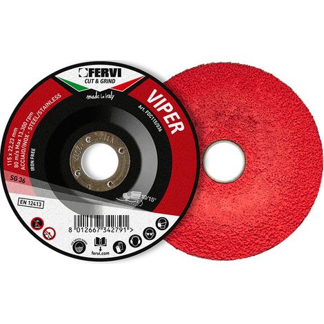 DISCO FIBRATO FLESSIBILE VIPER 115 MM SG 120