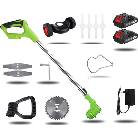 Tondeuse à Gazon électrique sans Fil 2000W Tondeuse à Gazon Portable débroussailleuse réglable désherbeur Outil d'élagage Machine de Jardinage (Color : Type E, Size : Small) (1/5)