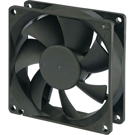 TRU COMPONENTS RD8025B24M Ventilateur axial IP58 24 V/DC 51 m³/h (L x l x H) 80 x 80 x 25 mm S839481 (1/4)