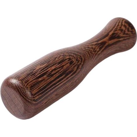 Machacador de chucrut de madera - Prensador de cocina - Preparación de alimentos - Mango ergonómico - 16,5 cm - Color madera (1/5)