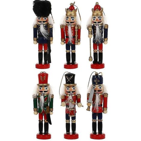 6 figurines de soldats casse-noisette (1/3)