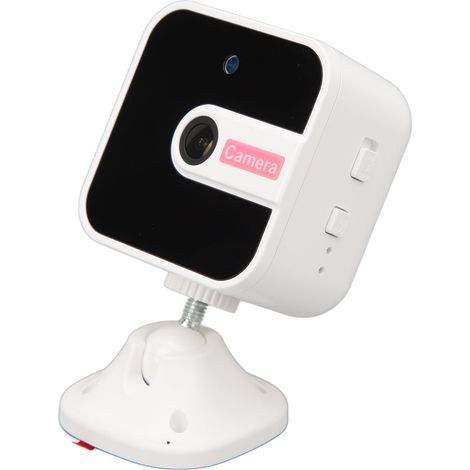 Caméra de sécurité intérieure WiFi 1080P HD avec détection de mouvement, vision nocturne, mini caméra de surveillance bébé et application intégrée, filetage 1/4" pour la maison (1/5)