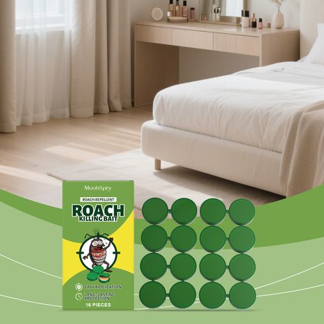 Cockroach Glue Bait Stickers - Convenient Cockroach Bait Stickers for Kitchen, Living Room, Bedroom, Toilet, and Everyday Use - 16 Stickers, Adhesive Backing  16 -- BIEMMEDUE (1/5)