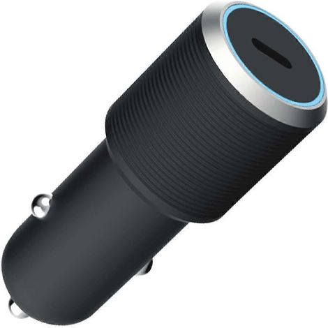 Compatible avec le chargeur de voiture USB-C à charge rapide PD 25 W, noir (1/5)