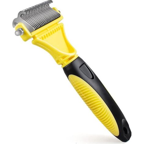 Brosse pour chien et chat pour l'élimination des poils d'animaux, outil de démêlage professionnel pour chiens-AquaForge (1/5)
