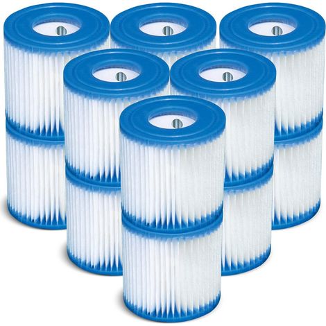 Filtro para bomba de piscina tipo H, 12 unidades, INTEX 29007 x12