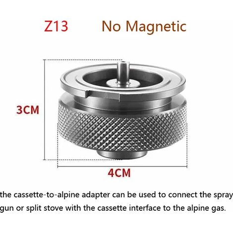 Adaptateur de recharge pour réchaud à gaz butane de camping, valve de protection, convertisseur, accessoires, équipements et outils pour réchauds de cuisine portables (1/5)