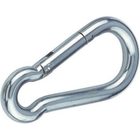 Porte mousqueton ''pompier'' diamètre 8mm en acier zingué - CHAPUIS - 120/80Z