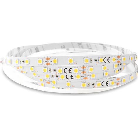 Bandeau LED 6000K 5 m 60 LED/m 62W IP20 - 24V - Garantie 5 ans Miidex Lighting® (1/5)